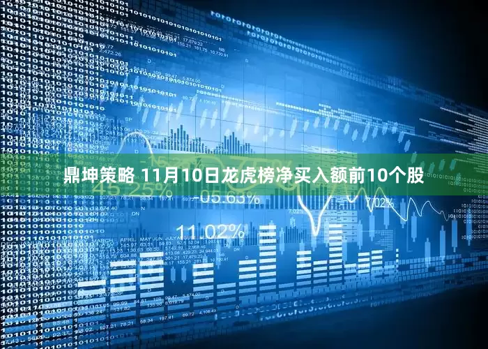 鼎坤策略 11月10日龙虎榜净买入额前10个股